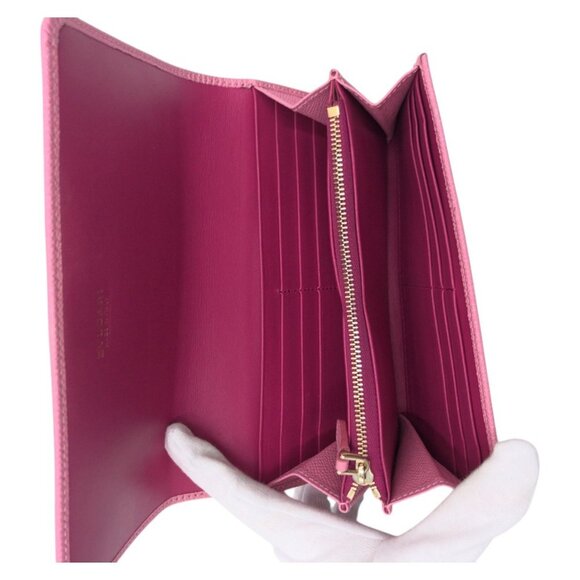 BVLGARI Pink Leather Wallet - Picture 7 of 11